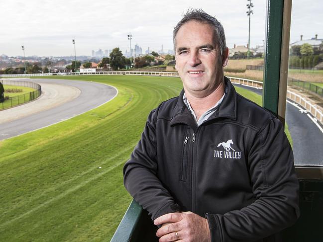 Marty Synan, Track Manager at Moonee Valley clocks up 35 years service. Picture: Sarah Matray