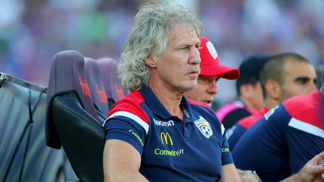 Coach Gertjan Verbeek says financial uncertainty caused by the coronavirus forced him to mutually party ways with Adelaide United. Picture: James Worsfold/Getty Images