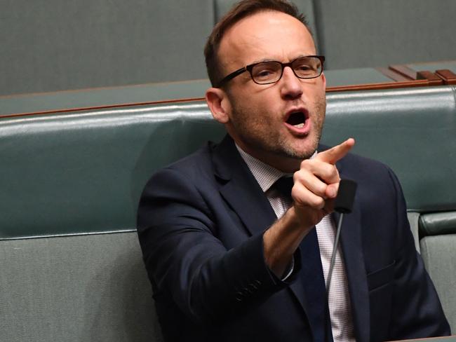 Mr Bandt during Question Time in the House of Representatives. Picture: AAP