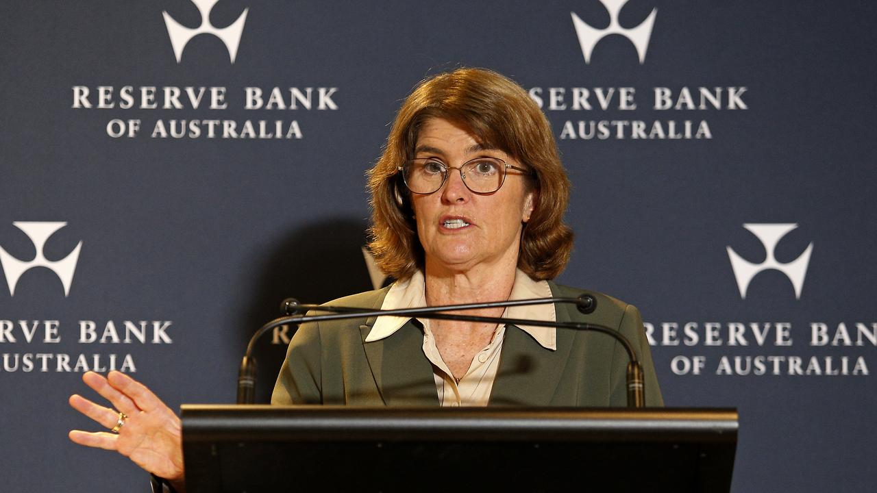 Reserve Bank Governor Michele Bullock has batted away questions about other similar countries cutting interest rates. Picture: NewsWire / John Appleyard