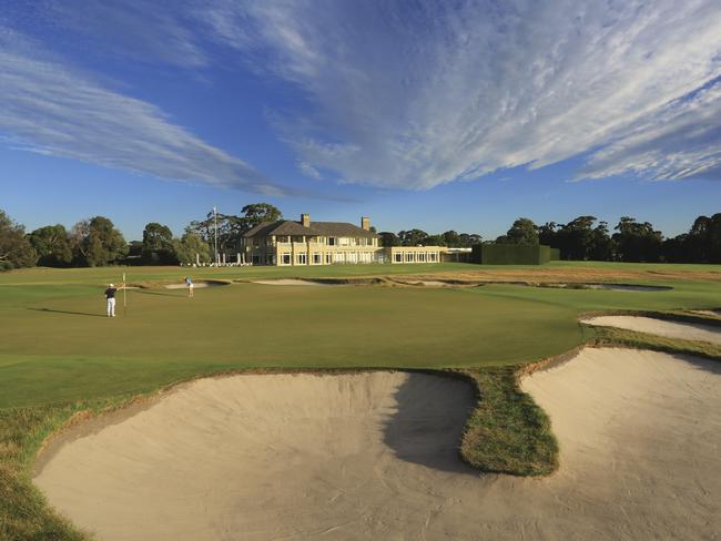 The Royal Melbourne Golf Club hasn’t hosted an Australian Open since 1991. Picture: Visit Victoria