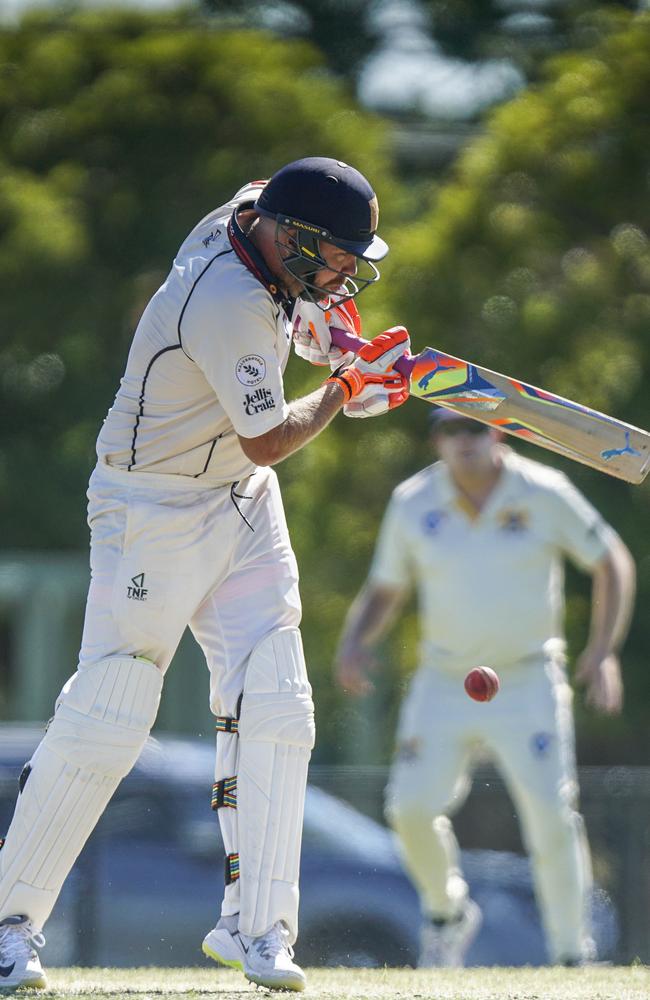 Michael Beer batting for Malvern.