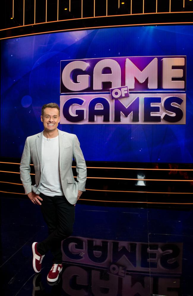 Grant Denyer on Game of Games. Picture: Channel 10