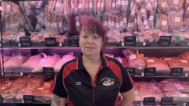 Walkerston Country Meats owner Jodie Bussey. Picture: Lillian Watkins