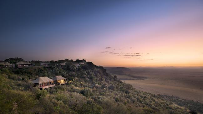 Angama Mara, Kenyan Safari Lodge overlooking the Maasai Mara.
