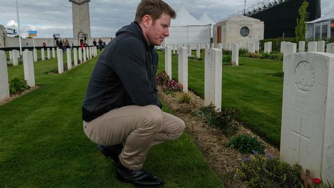 Victoria Cross Medal recipient Daniel Keighran said Australians should not live in fear and let the terrorists win. Picture: Alastair Miller