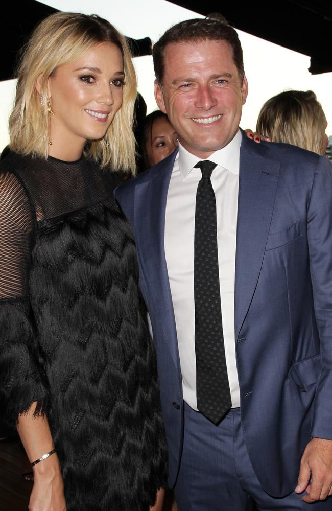 Jasmine Yarbrough and Karl Stefanovic started dating months after his split from his first wife. Picture: Christian Gilles