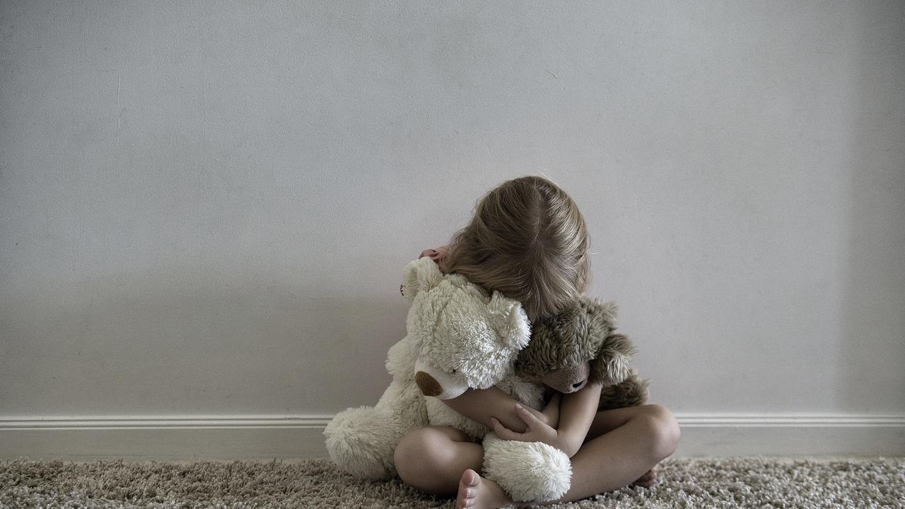 The entity of the young girl held a stuffed toy in court.