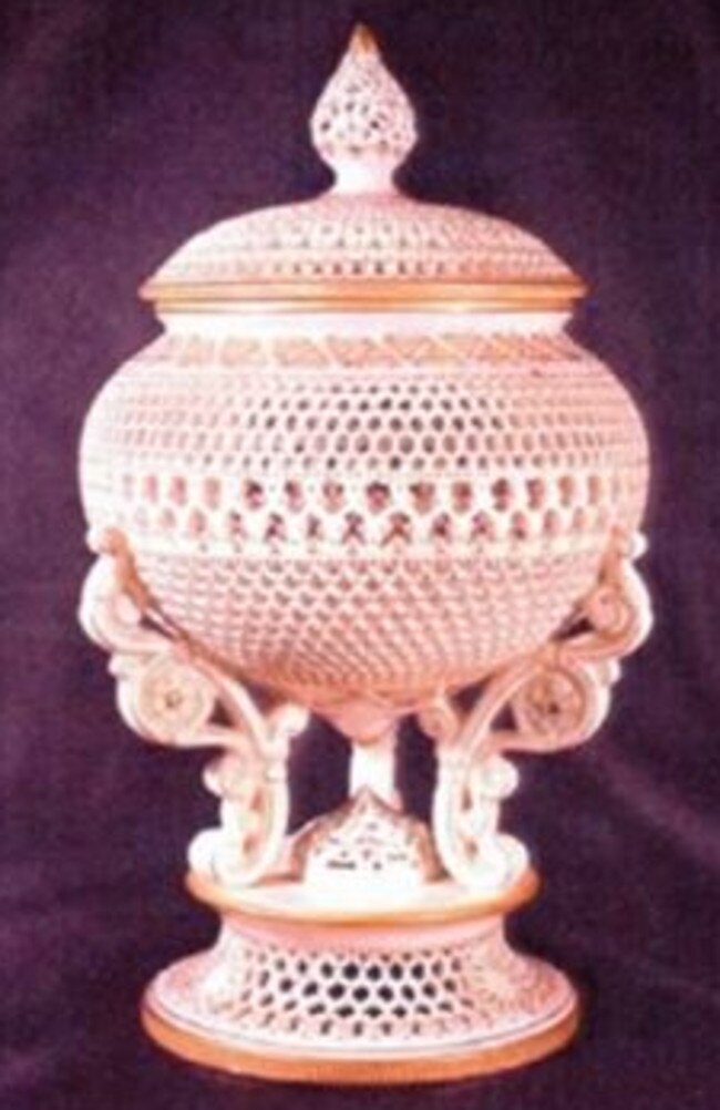 A vase from 1890 was stolen from a Brunswick home. Picture: Victoria Police