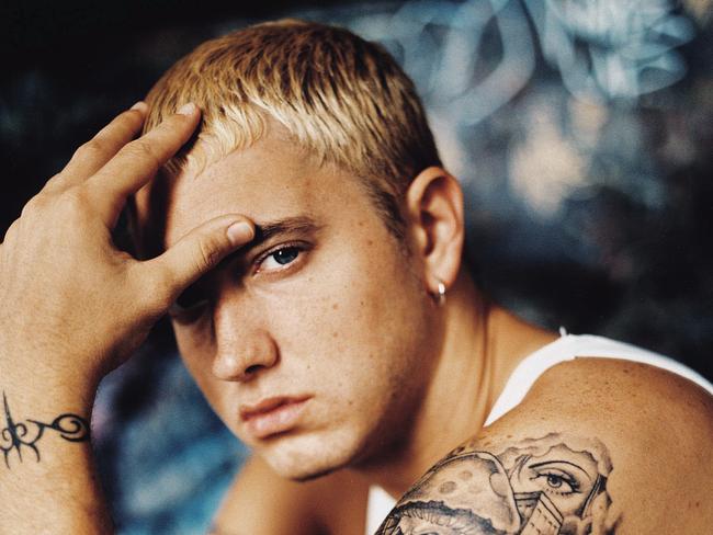 Eminem with brown hair and beard: Photos of rapper's new look excites fans   — Australia's leading news site