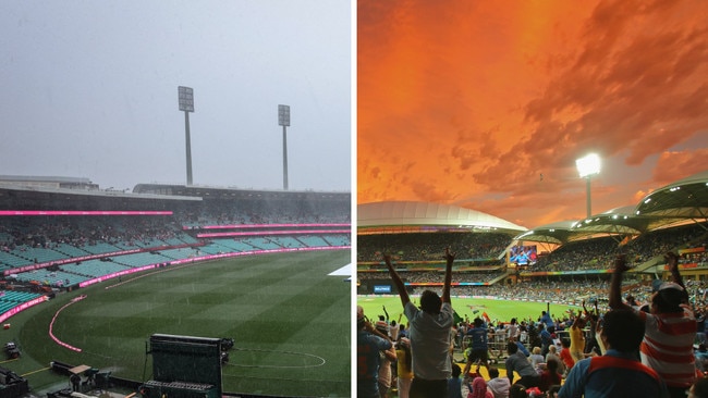 Dreary SCG V cracking summer nights at Adelaide Oval.