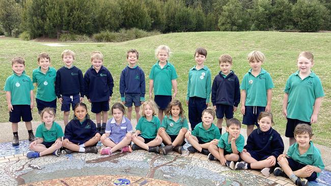 Anglesea Primary School preps Front Malia Cummins, Leia Sasulu, Natasha Macwhirter, Ruby Charles, Liliana Caiolfa, Zachary Lane, Oscar Perkins, Avery Martin and Alfie Ashby. Back Alfie Taylor, Soloman Watt, Bligh Hegarty, Kaiden Bingham, Alfred Fletcher, Annie Bates, Oscar Greenwood, Rex Phang, Louis Talimanidis, Liam Murrihy. Picture: Supplied