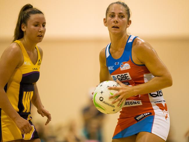 Captain Abbey McCulloch during the pre-season.