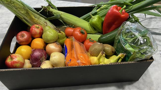 My Green Grocer produce box “for two”, $45.