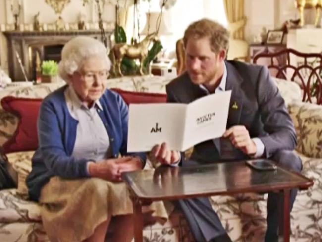 Prince Harry’s continual ‘ambushing’ of the Royal Family, adversely affected the Queen’s health in her final year, it’s claimed. Picture: Twitter/Kensington Royal ***