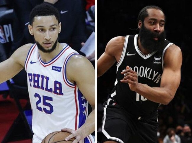 A Ben Simmons-James Harden mid-season trade is on the cards.