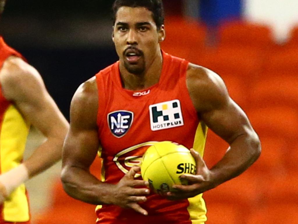 Photo of Joel Wilkinson playing for the Gold Coast Suns.