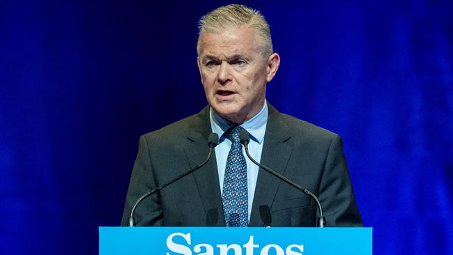 Santos Chief executive Kevin Gallagher. Picture: Mark Brake