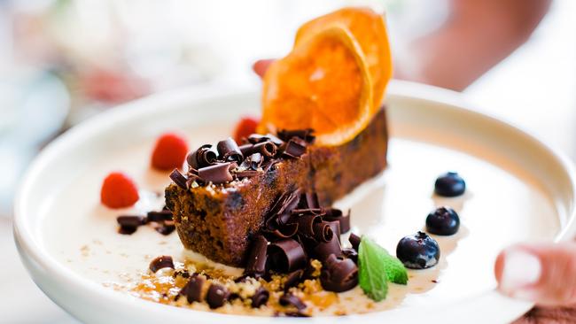 Arrghh me hearties - Baskk Rum Bar's sailor fruit cake dessert.