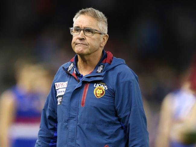 Chris Fagan, going on 57, has aged unbelievably since taking on the job at Brisbane according to Mick