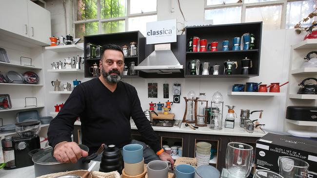 Classica Kitchen and Giftware managing director Robert Bekhazi has been left a minimum of one million dollars out of pocket by the Harris Scarfe administration process. Picture: Ian Currie