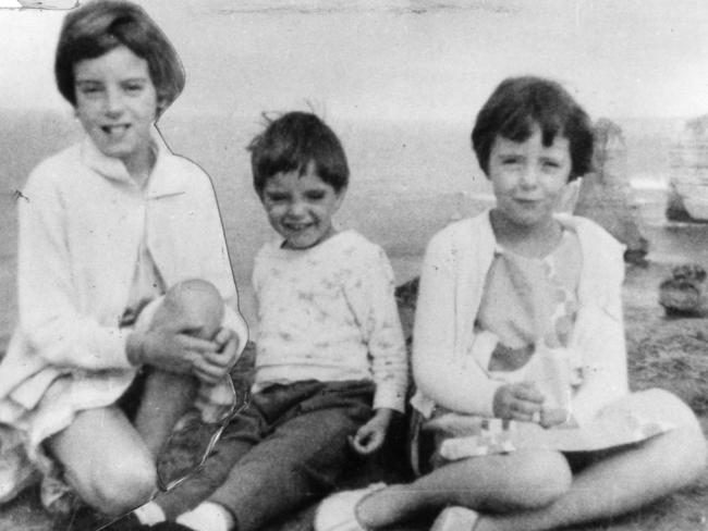 The Beaumont children: Jane, 9, Arnna, 7, and Grant, 4, who disappeared from Glenelg, SA, on 26 Jan 1966.