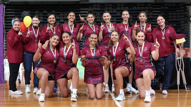 Netball Australia First Nations tournament champions Queensland.