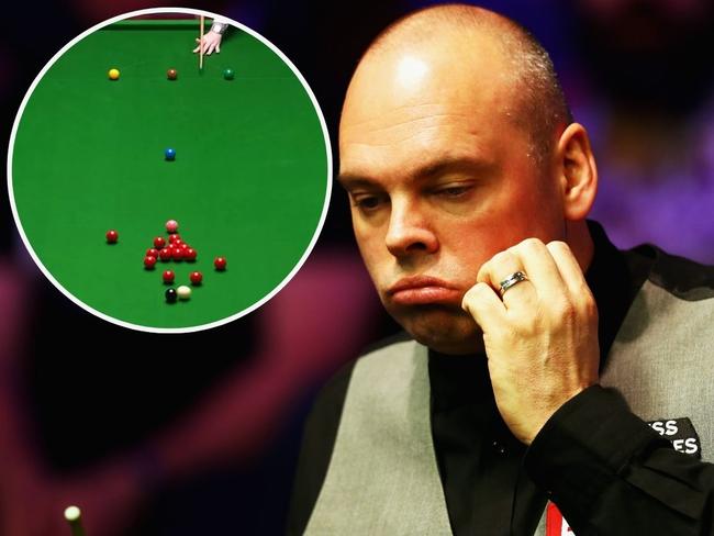 Stuart Bingham potted a black from the break-off. Picture: Supplied