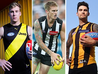 Traded players Dayne Beams Tom Lynch Dylan Shiel Chad Wingard