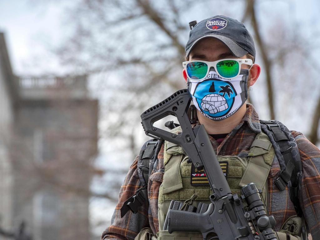 Photos Show Far-right Extremists Boogaloo Boys Protesting At US State ...