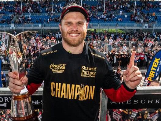 ADELAIDE, AUSTRALIA - NOVEMBER 26: Brodie Kostecki driver of the #99 Coca-Cola Racing Chevrolet Camaro ZL1 during the VAILO Adelaide 500, part of the 2023 Supercars Championship Series at Adelaide Street Circuit, on November 26, 2023 in Adelaide, Australia. (Photo by Daniel Kalisz/Getty Images)