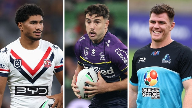 Billy Slater will blood three debutants for Game 1, Robert Toia, Trent Loiero and Beau Fermor (pictured L-R). Image: Getty Image: Getty
