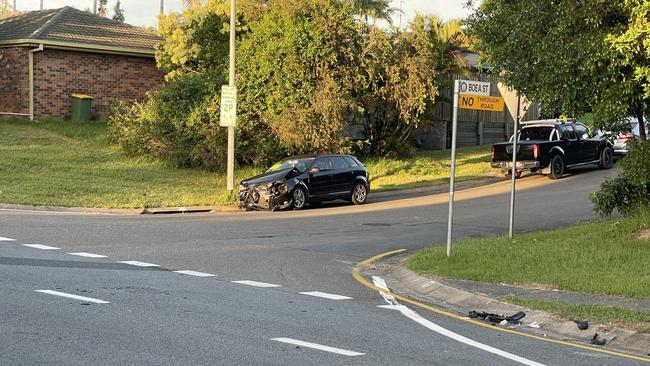 Two officers sent to hospital after Queensland emergency services called to crash in Arundel. Photo: Supplied