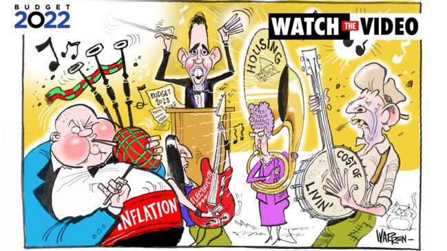 LABOR BUDGET 2022: Watch cartoonist Warren Brown's take on the federal budget