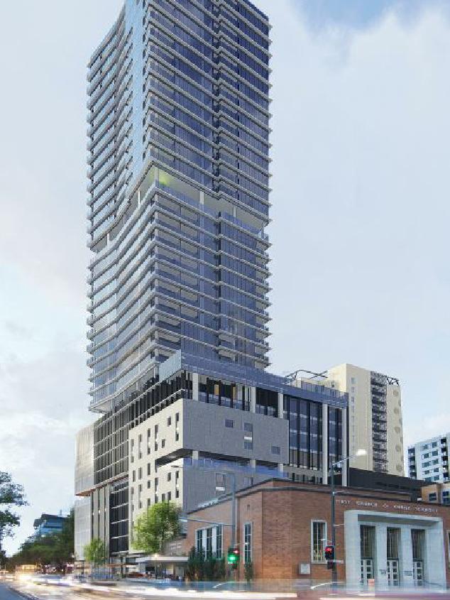 The proposed 36-storey tower for Frome St.