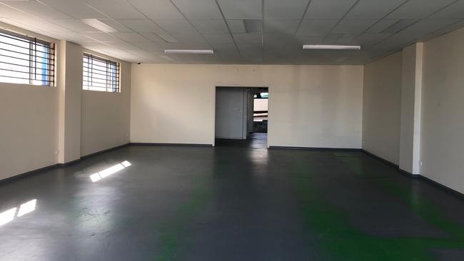 The empty interior of the former Sneaky Fisho tackle shop this week. Picture: Jim O'Rourke