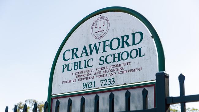 Crawford Public School in Doonside where a teenager was fatally stabbed on Friday. Picture: NCA NewsWire / David Swift