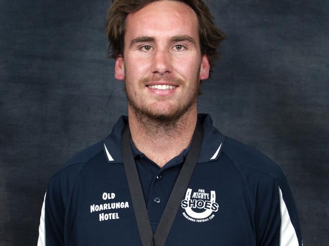 Noarlunga forward Nick Mott after winning the 2018 Southern Football League (SFL) Mail Medal. Picture: James Baker