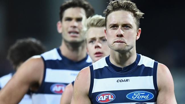 Tom Hawkins and Mitch Duncan are suspended for Geelong’s clash against Richmond.