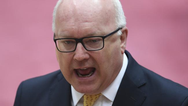 George Brandis supported the changes. Picture: AAP Image/Lukas Coch