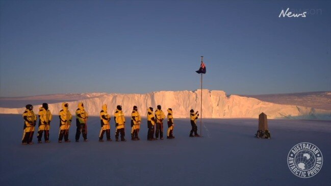 Australian Antarctic Division commemorate Anzac Day 2020