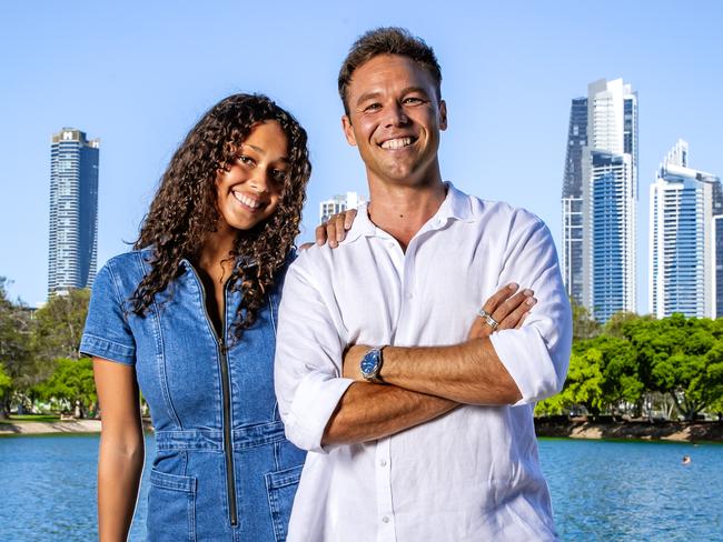 AACTA - Lincoln Lewis and Savannah La Rain (**CORRECT****) to announce the AACTA's will be coming to Queensland.Picture: Nigel Hallett