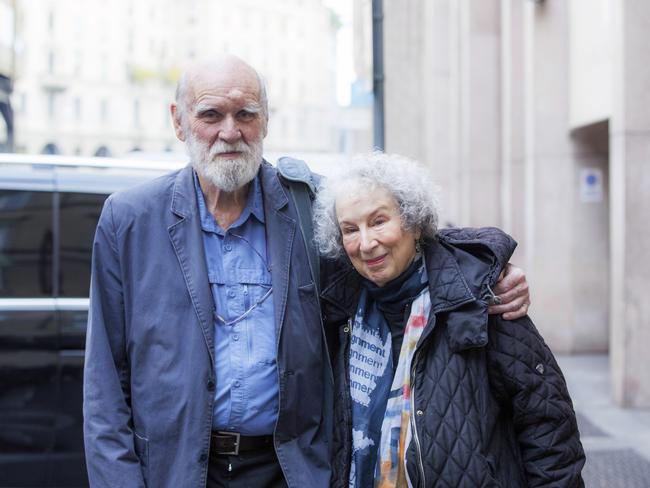 Margaret Atwood and Graeme Gibson. Picture: Getty Images