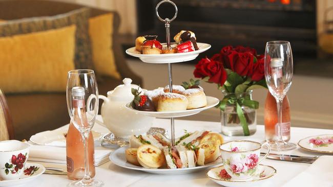 High tea at The Hills Lodge. Picture: The Hills Lodge