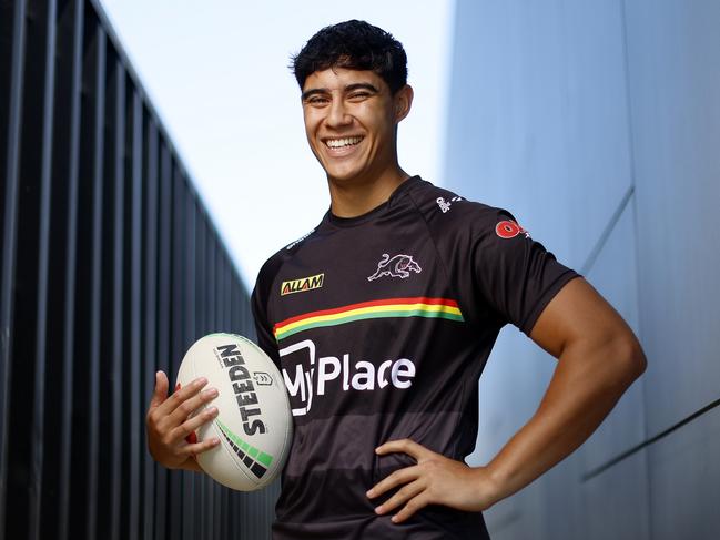 Blaize Talagi in Panthers colours. Picture: Jonathan Ng