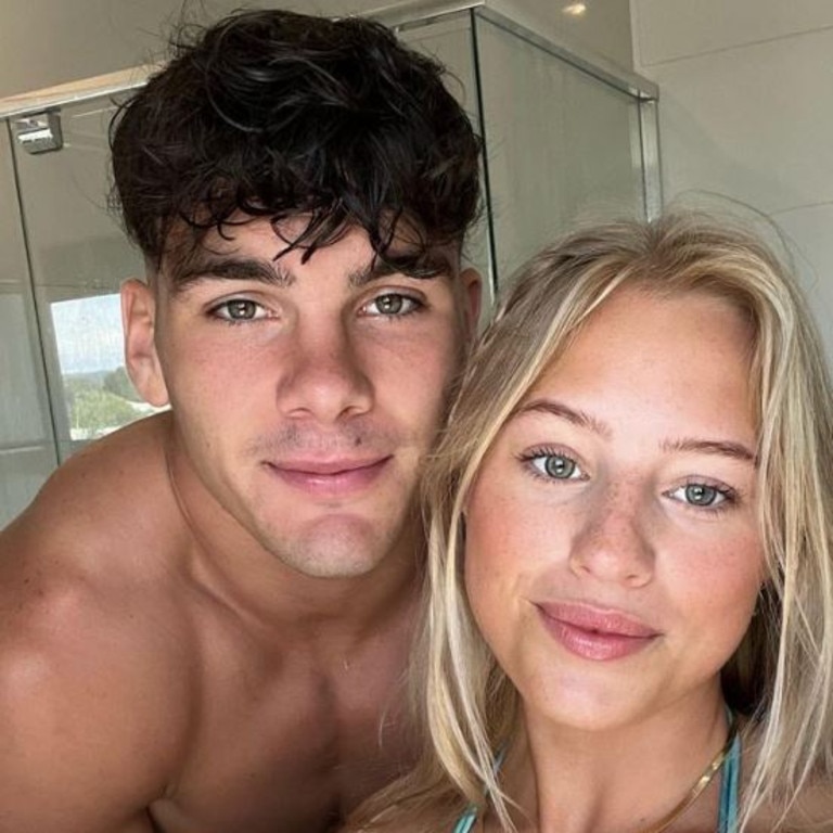 Herbie Farnworth and Lily Pickles have been together for years. Picture: Instagram