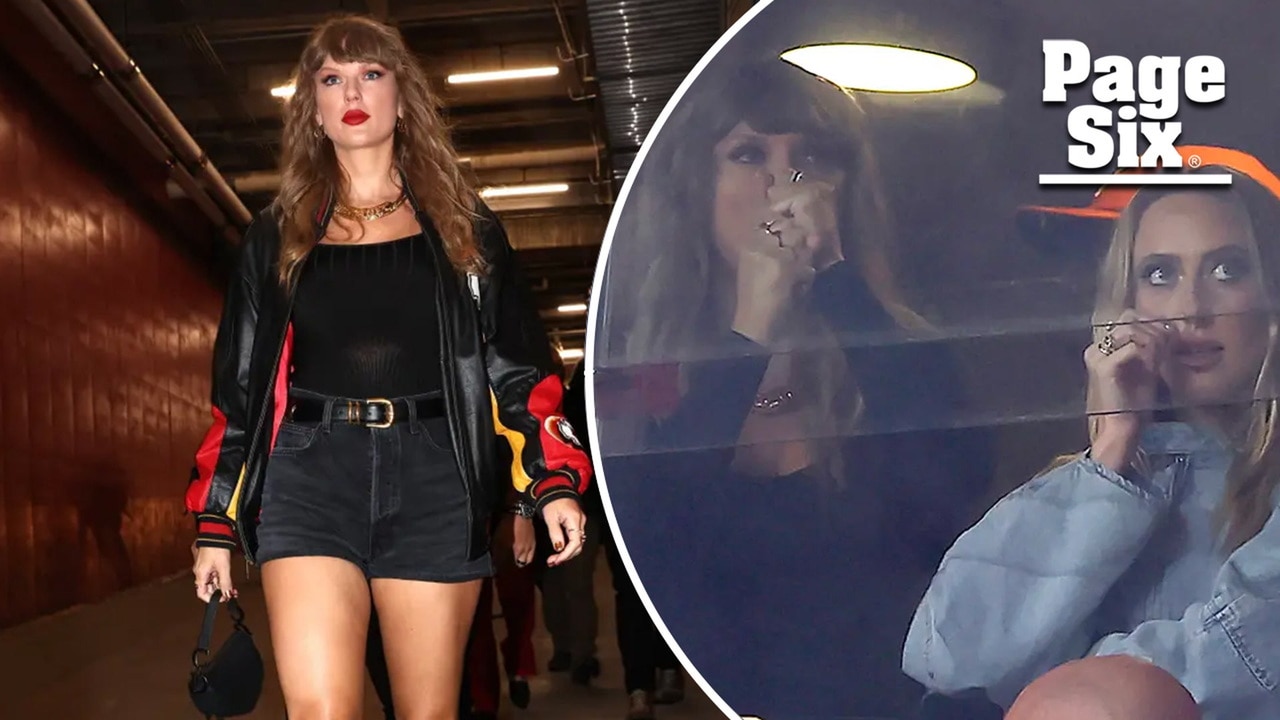 Taylor Swift seen at Chiefs game with mom Andrea and Brittany Mahomes