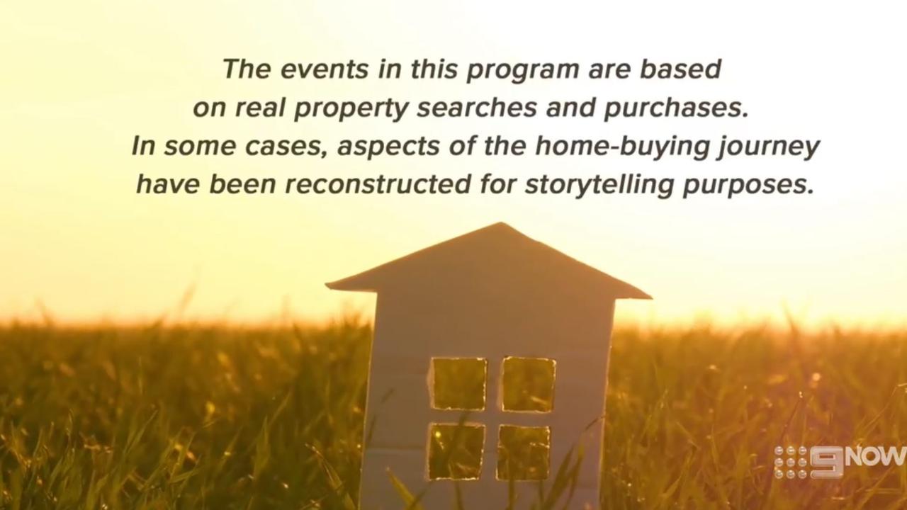 The disclaimer added to the end of Find My Beach House. Picture: 9 Now