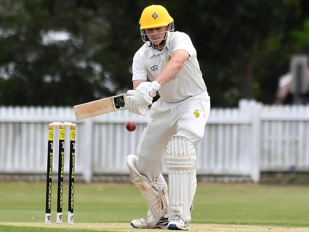 West batsman Rex Tooley Ipswich Vs Wests. Picture, John Gass