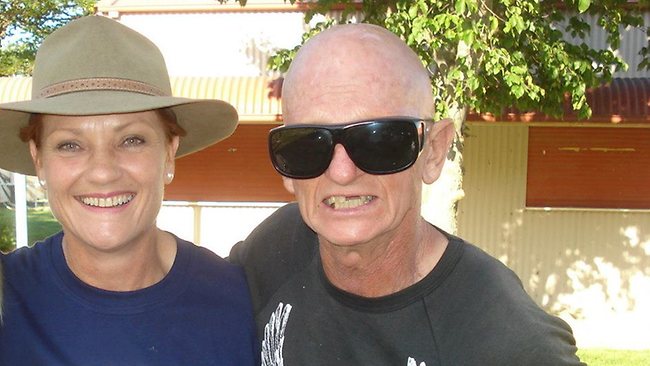 Pauline Hanson and Ross 'The Skull' May